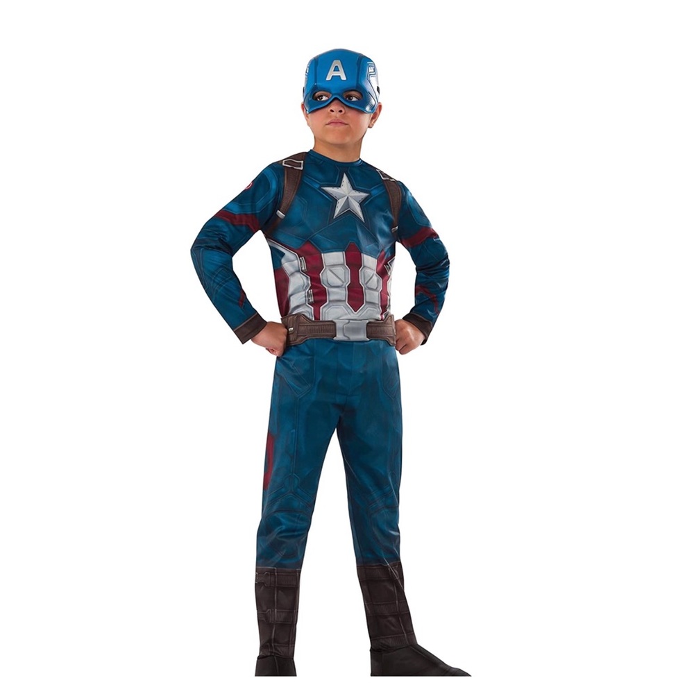 Like new Rubies Child Captain America Halloween Costume